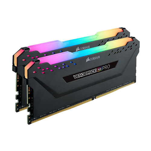 رم DDR4 کورسیر 64 گیگابایت مدل VENGEANCE RGB PRO 3600Mhz CL18 دو کاناله