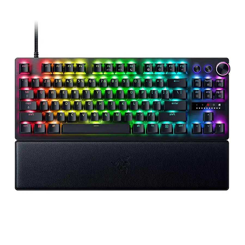 کیبورد گیمینگ ریزر مدل HUNTSMAN V3 PRO TKL ANALOG SW