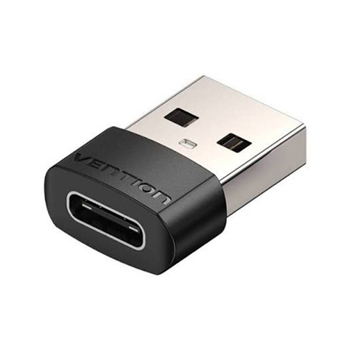 USB تبدیل ونشن مدلCDWB0 USB 2.0 Male to USB-C Female Adapter Black PVC Type