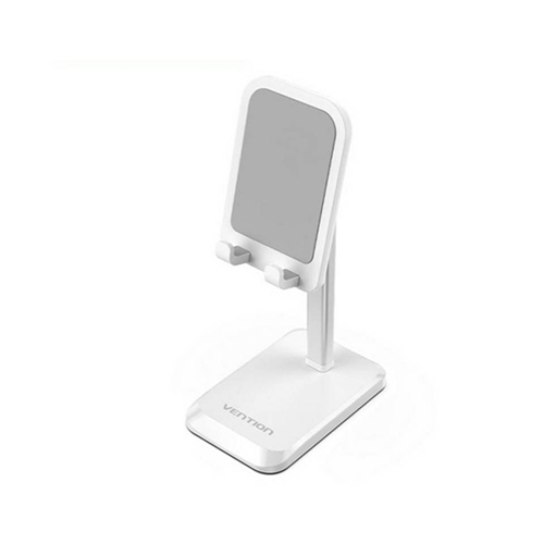 پایه موبایل ونشن مدل KCQW0 Height Adjustable Desktop Cell Phone Stand White Aluminum Alloy Type