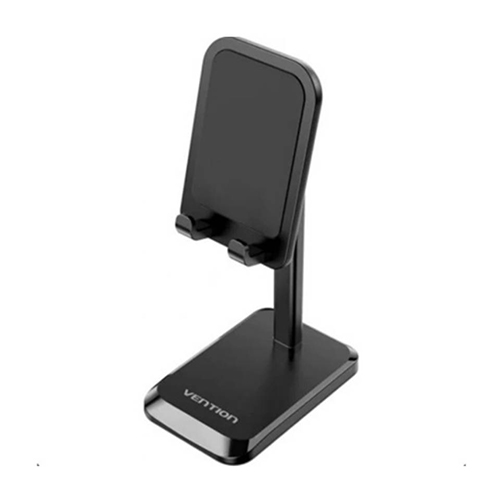 پایه موبایل ونشن مدل KCQB0 Height Adjustable Desktop Cell Phone Stand Black Aluminum Alloy Type