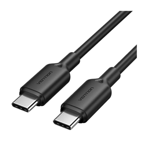 کابل ونشن مدلTRCBF USB 2.0 Type-C Male to Type-C Male 3A Cable 1M Black PVC Type