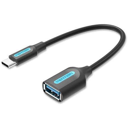 USB تبدیل ونشن مدل CCVBB USB 3.1(Gen 1) C Male to A Female OTG Cable 0.15M Black PVC Type